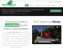 Tablet Screenshot of envirowashhawaii.com